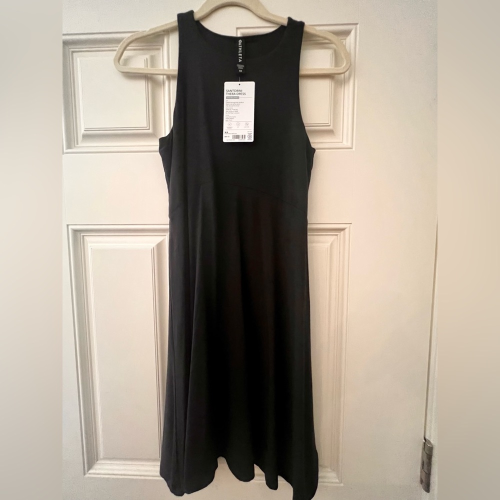 New With Tags Athleta Santorini Thera Dress, Women’s XS, Black